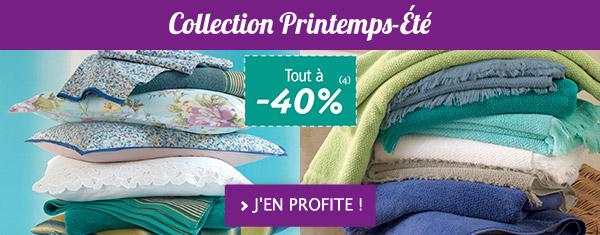 La collection  Printemps-Eté - Tout à -40%